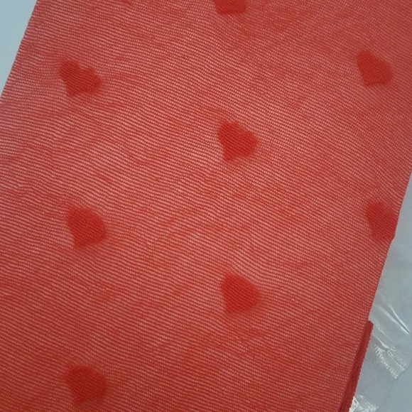 NWT Free People Red Sheer Hearts Tights - Picture 10 of 10